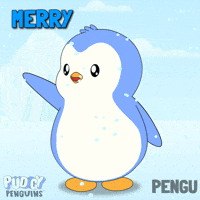 Merry Christmas GIF by Pudgy Penguins