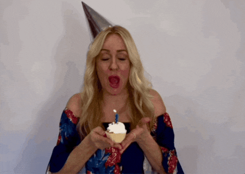Happy Birthday Celebration GIF by Vikki Downey