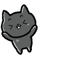 chineko0101 cat cats blackcat 貓 Sticker
