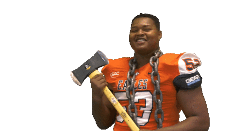 Scream Axe Sticker by Carson-Newman Athletics