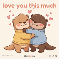 I Love You Hug GIF by Ollie & Lou