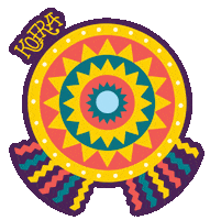 Day Of The Dead Kite Sticker by Kofra Coffee