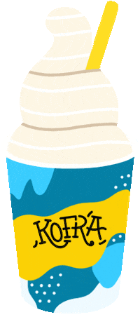 Ice Cream Summer Sticker by Kofra Coffee