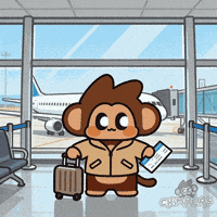 See Ya Travel GIF by Chimpers