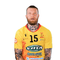 Handball Fall Asleep Sticker by RiihimäenCocks