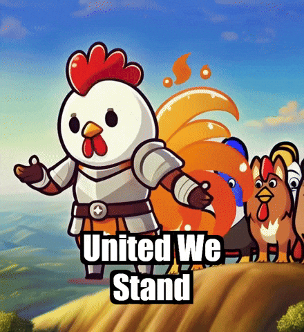 United We Stand Strength GIF by Zorooster