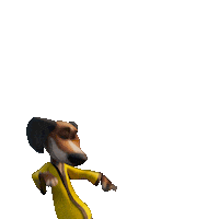 Miraesto Sticker by Paws of Fury: The Legend of Hank