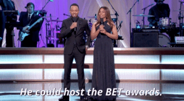 bet presents love and happiness an obama celebration GIF by BET