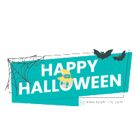Halloween Skull Sticker by sophiinc