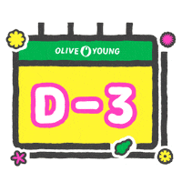 D-Day Flower Sticker by OLIVEYOUNG