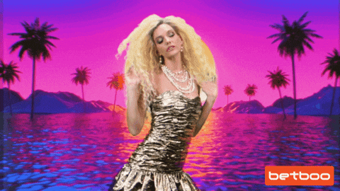 Woman 80S GIF by Betboo