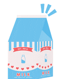 milk STICKER