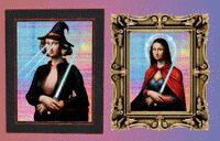 Mona Lisa Artist GIF by ElmonX