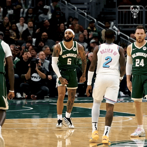 Basketball Celebrate GIF by Milwaukee Bucks