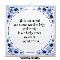 Humor Wijsheid Sticker by Tegelspreuken.nl