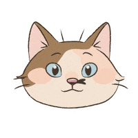 Cartoon Cat Sticker