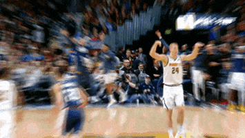 happy fired up GIF by NBA
