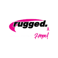 Breast Cancer Sticker by Rugged Radios