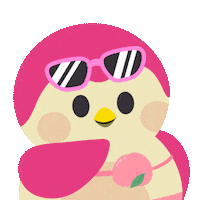 Happy Penguin Sticker by Finch Care