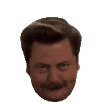 ron swanson STICKER by imoji