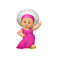 Happy Drag Queen Sticker by Fisher-Price