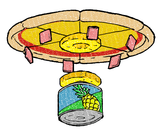 Pizza Ufo Sticker by himHallows