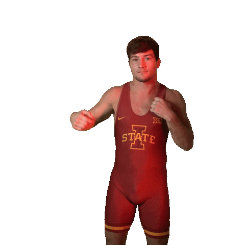 Wrestling Gomez Sticker by CyclonesTV