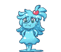 Angry Monster Girl Sticker by Jin