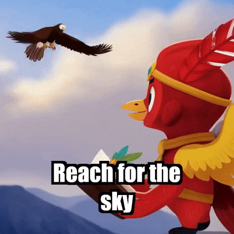 Reach For The Sky Wisdom GIF by The Cardinal Virtue