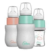 SleepyBottle baby bottle parenting babyfood Sticker