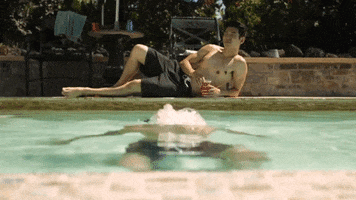Pool Surfacing GIF by Pretty Dudes