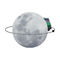 Moon Luna Sticker by We are Other People