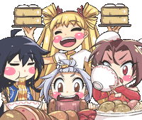 Chinese New Year Eating GIF by Jin