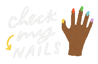 Nails Lyrics Sticker