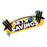 Discount Saving Sticker by Gymshark