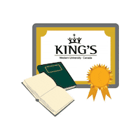 Graduation Grad Sticker by King's Communicationshttps://www.instagram.com/kingsatwestern/