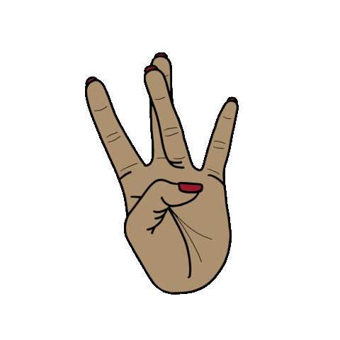 phatlip giphyupload hand nails west Sticker