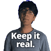 Keep Real Deal Sticker