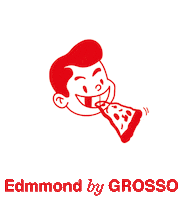 Pizza Grosso Sticker by Edmmond Studios
