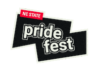 Pridefest Sticker by NC State DASA
