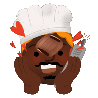 Pain Au Chocolat Education Sticker by Keva Epale