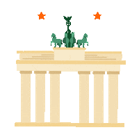 Brandenburger Tor Sticker by visitberlin
