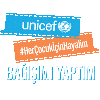 Herçocukiçinhayalim Sticker by UNICEF