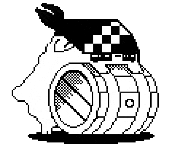 piratesheep giphyupload kawaii pixel art delivery Sticker