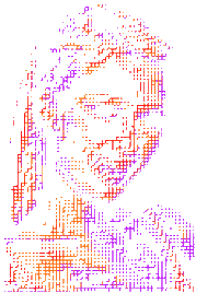 Head Portrait Sticker by badblueprints