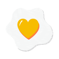 sunny side up heart Sticker by zoellabeauty