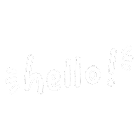 Cute Hello Sticker