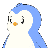 I Love You Wow Sticker by Pudgy Penguins