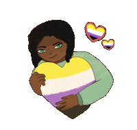 Proud Heart Sticker by Contextual.Matters