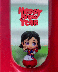 tigermiyaw happy new year chinese new year lunar new year mulan GIF